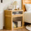 50cm W Bamboo / Rattan Bedside Table-242123186