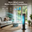 103.5Cm Oscillating Tower Fan 3 Speed Standing Fan Portable 12 Timer Remote Control