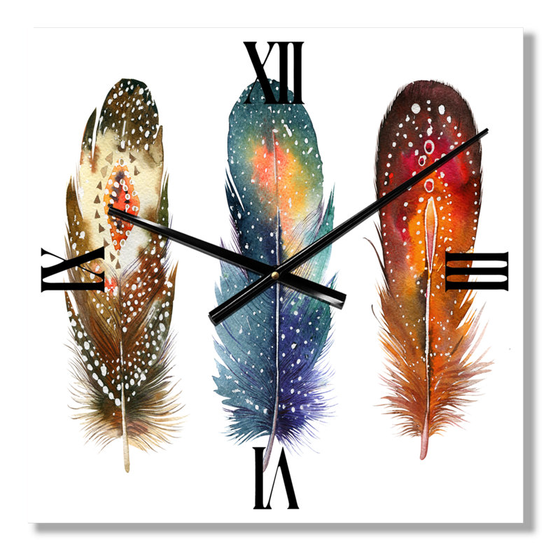 Horloge murale Feather, Très grand