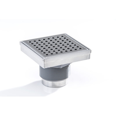 Drain de douche carré avec grille carrée
