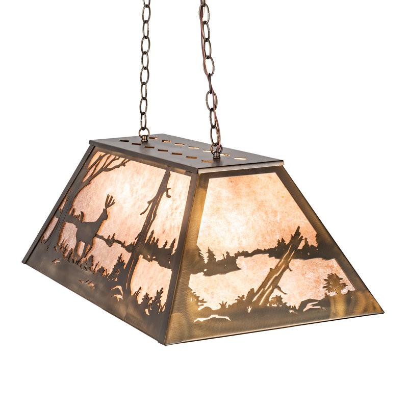 Rustic Lodge 6 - Light Pendant, Antique Copper