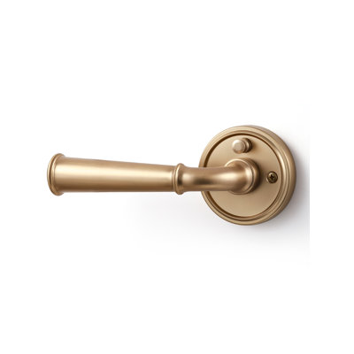 MRML Champagne Bronze Privacy Door Handle, Interior Bedroom Bathroom Door Lever Privacy Door Handle, Aluminium Alloy Handle Lever