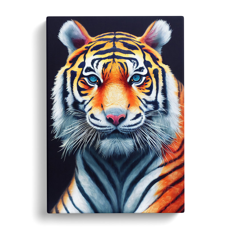 Tiger Portrait Vol.3 - Wrapped Canvas, 50cm H x 35cm W x 3cm D