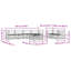 325cm Wide Patio Sectional Set