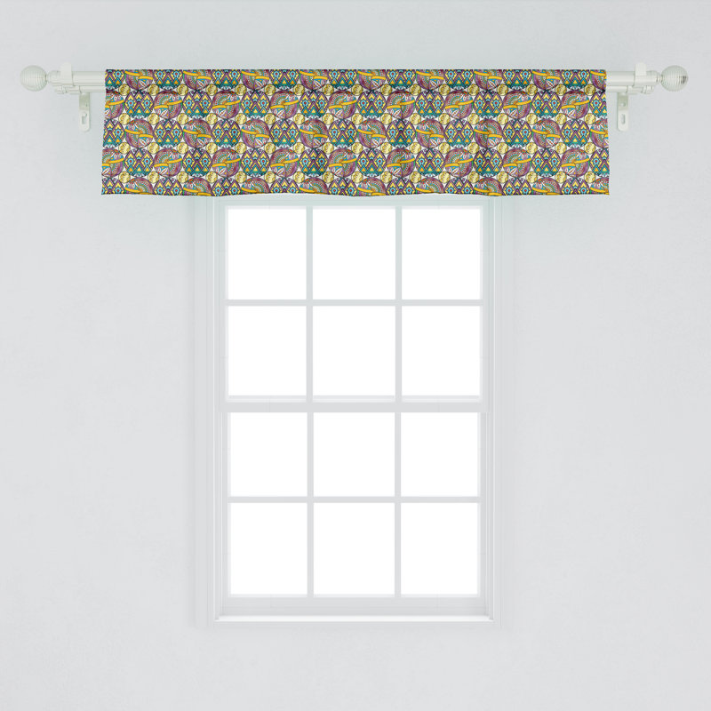 Ensemble de 2 cantonnières Ambesonne Boho, L 54 po x L 12 po