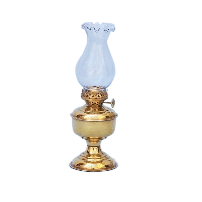 Lampe de table à huile, Cuivre massif