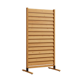 H 6,1 pi x l 3,1 pi (1 panneau) écran d'intimité Enclo Sierra autoportant ou à fixation en surface, écran de clôture en bois, panneau d'intimité décoratif extérieur ou intérieur, idéal pour balcon, patio, terrasse, EC18031