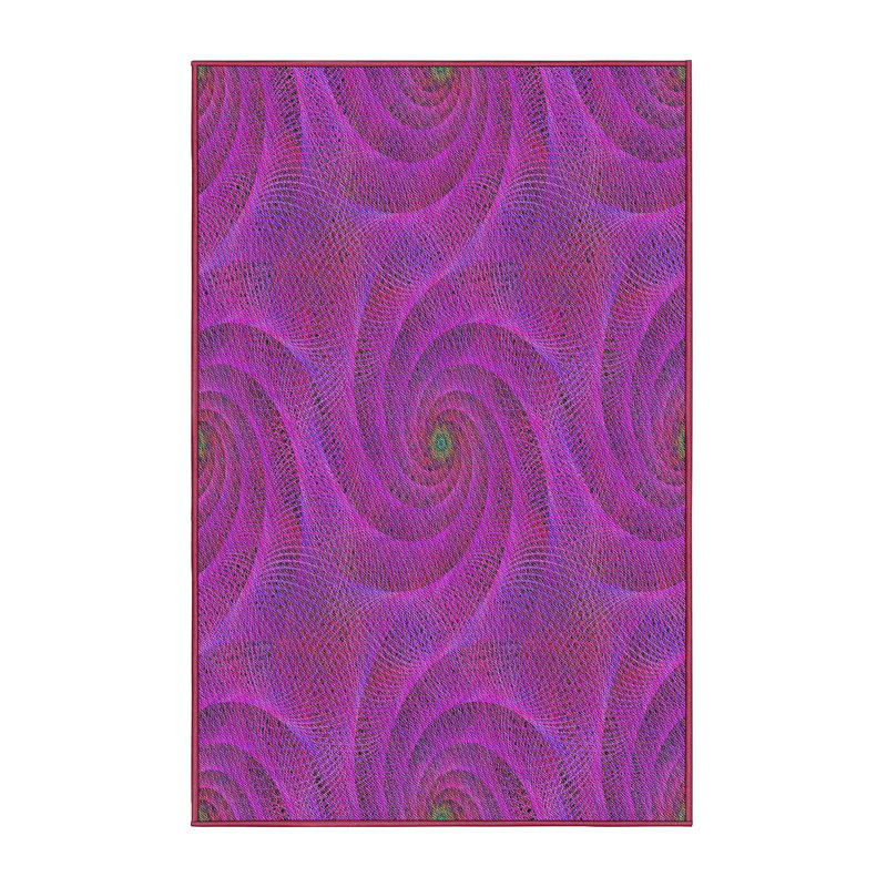 Tapis abstrait mauve, Rectangle 5 pi x 7 pi