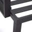 Ensemble de 4 chaises de patio en aluminium avec coussins, collection Aadon-758696960