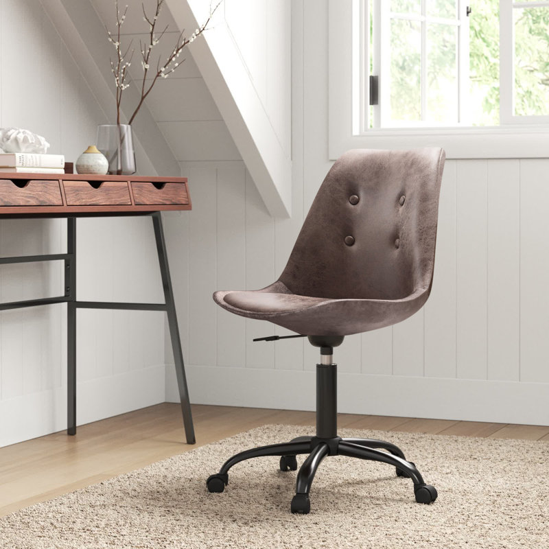 Chaise de travail Jorian, Gris foncé