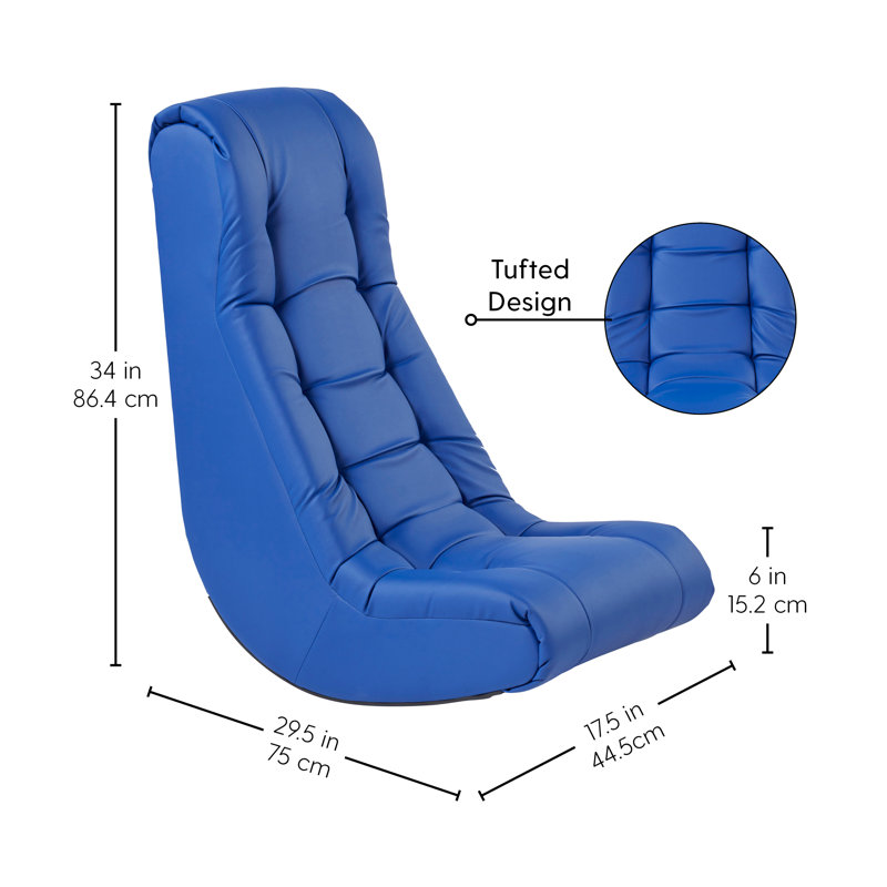 Tufted Soft Rocker, Blue