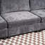 Canapé en chenille 110,91 x 33,23 po - Améliore l'attrait visuel pour la décoloration et les dommages-1043118201