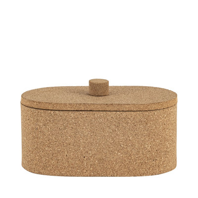 Oval Cork Box Sm