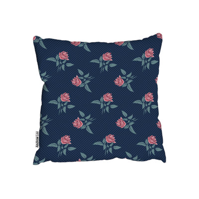 Floral Square Throw Cushion