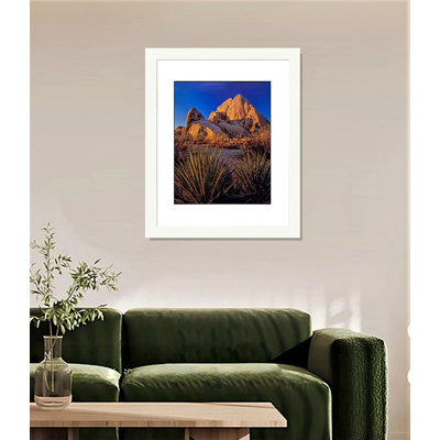 Ensemble de 5 cadres 16 x 20 blancs, grands cadres muraux en PVC avec verre PS et tapis sans acide - affichage horizontal / vertical pour impressions d'art, affiches et photos de famille