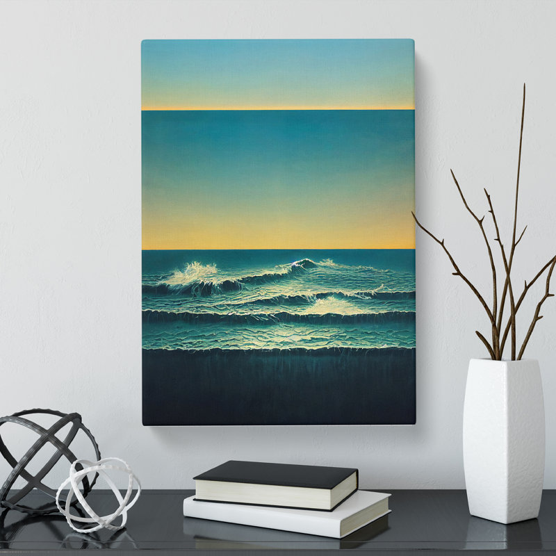 CAN-V0523-1547X Modern Ocean View Vol.1 - Wrapped Canvas Print, 60cm H x 40cm W x 3cm D