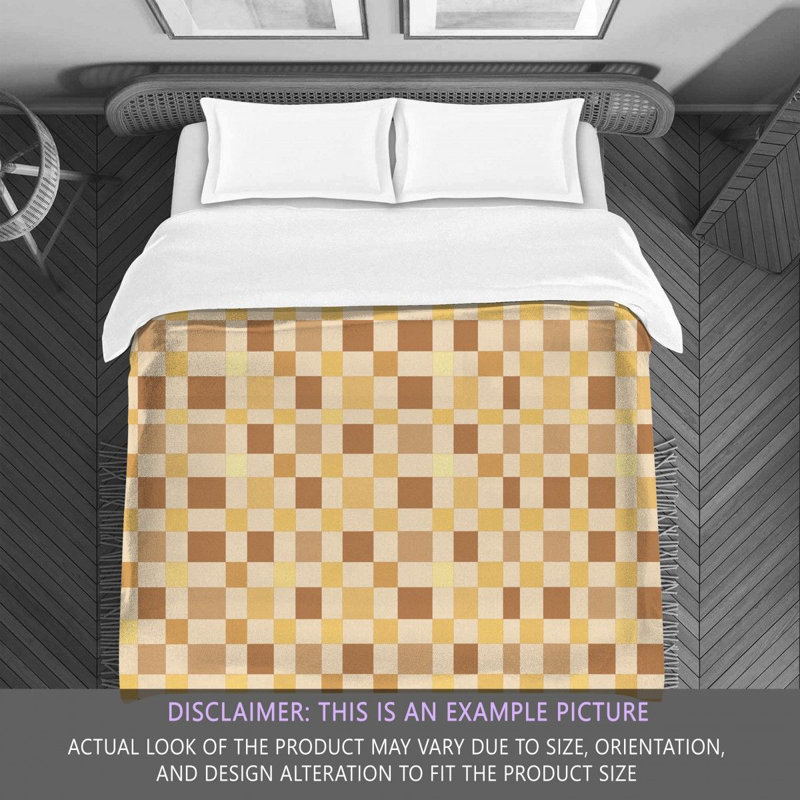 Checkered Comforter, King Comforter