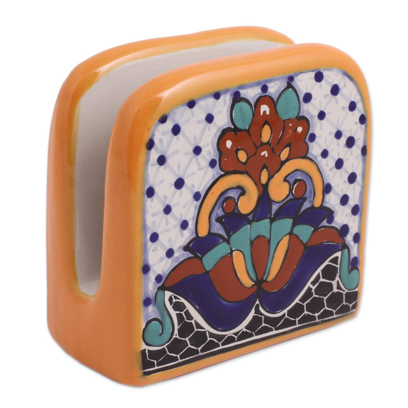 Ceramic / Porcelain No Mounting / Installation Required Napkin Holder