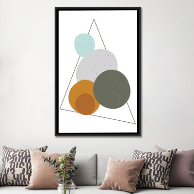 «Eggs in a Triangle», impression sur toile tendue