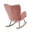 Fauteuil berçant et oscillant rembourré avec tissu-1317277390-1317277391