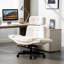 Fauteuil en croix avec 6 vitesses réglables, roues et salon pour le bureau à domicile Salle de conférence confortable avec motif de pivotement en milieu de travail et roues