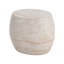 Table d'appoint ovale / extérieure en béton, table d'appoint ovale