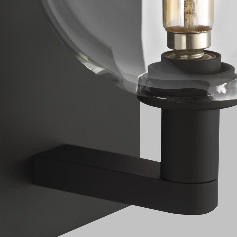 Gambit 1 - Light LED Armed Sconce, Yes, Nightshade Black