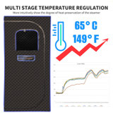 Portable Sauna For Home - Steam Sauna Tent, Personal Sauna - Sauna Heater, Tent, Chair, Remote Included For Home Sauna