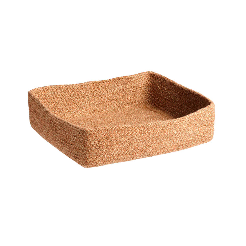 Gracie Oaks Berkey Jute/Sisal Decorative Basket, Indigo