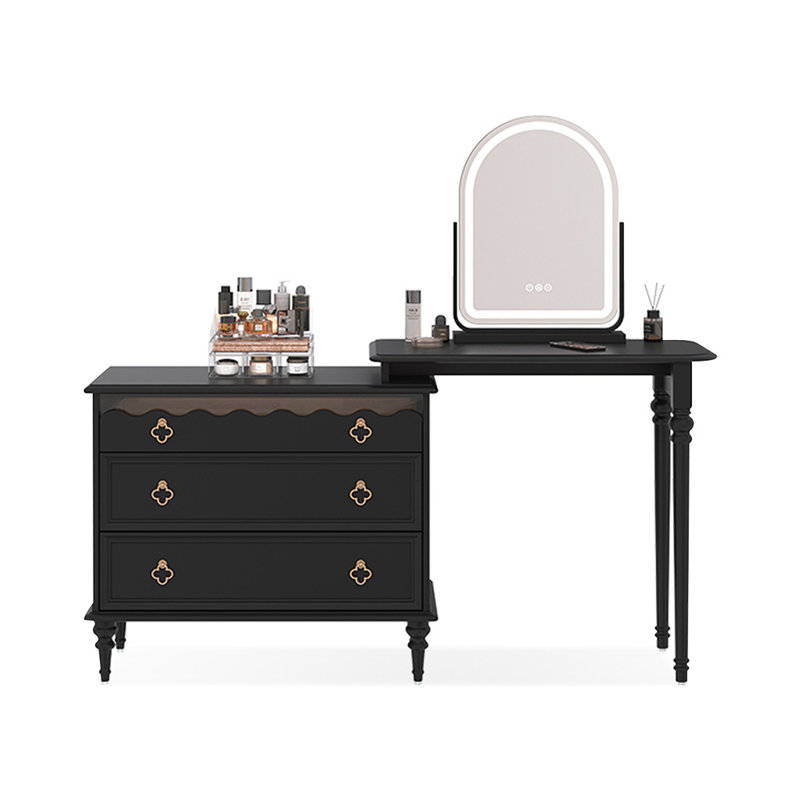 Makeup Vanity with Light mirror,3 drawers