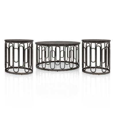 Gruenloh 3 - Piece Living Room Table Set