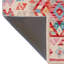 Tapis décoratif moderne multicolore à motifs géométriques aux tons clairs-32020688