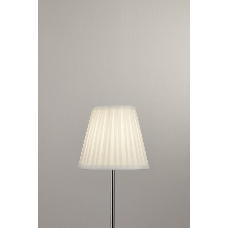 18cm H Polyester Empire Lamp Shade ( Clip On ) in White