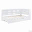 Lit de jour en bois avec lit gigogne simple, tablette de rangement et chargement USB-966130292-966130293