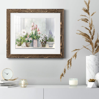 Cottage cultivé - Peinture encadrée