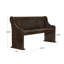 Heneretta Solid and Manufactured Wood High Back Bench-126537672