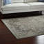 Tapis brun et bleu argenté Enye-27259043