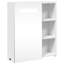 Adrianny W 52mm H Freestanding Framed Medicine Cabinet Mirror-525746883-525746887