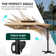 129'' X 105'' Rectangular Outdoor Solar Led Cantilever Patio Umbrella, Counter Weights Included