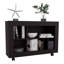 Console console, 5 tablettes, 4 roulettes