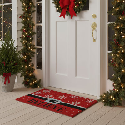 Non-Slip Christmas Outdoor Doormat