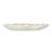 Izaak Hand-Painted Stoneware Shell Plate,White and Pink
