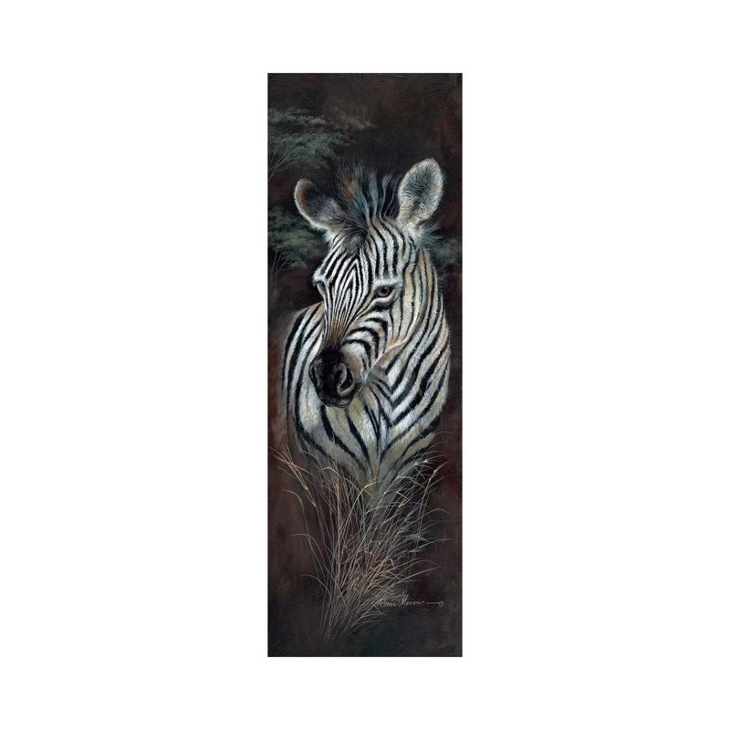 Striped Innocence by Ruane Manning - No Frame Panoramic Gallery-Wrapped Canvas Giclée on Canvas, 91.44cm H x 30.48cm W
