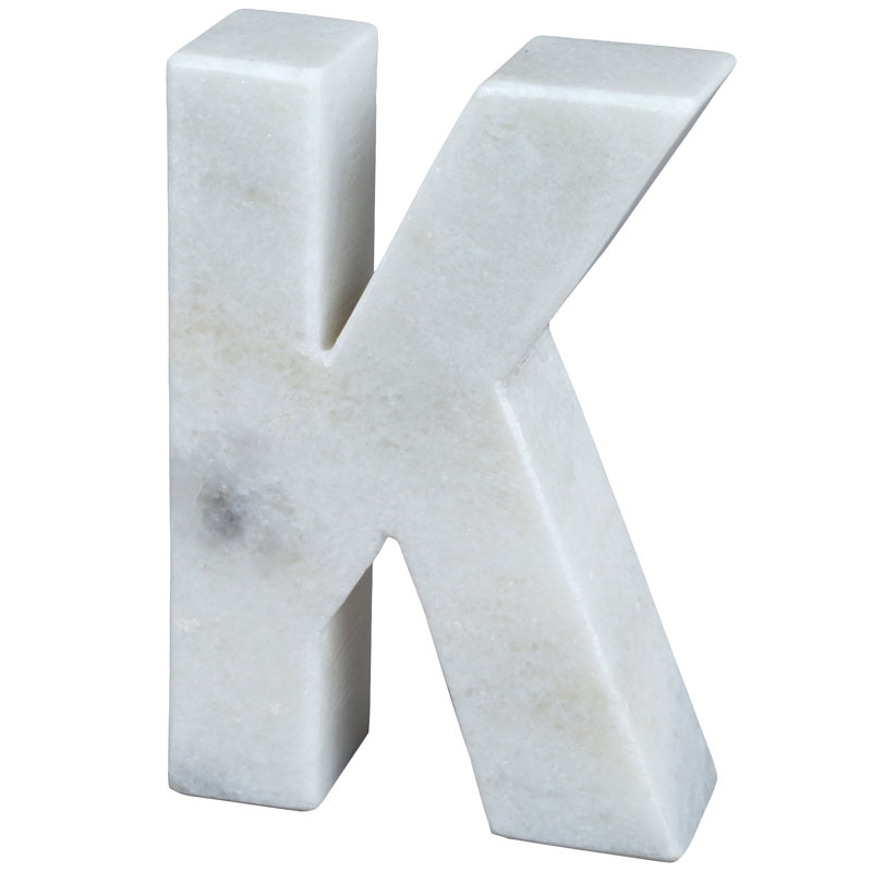 Marble Bookend, Off-White