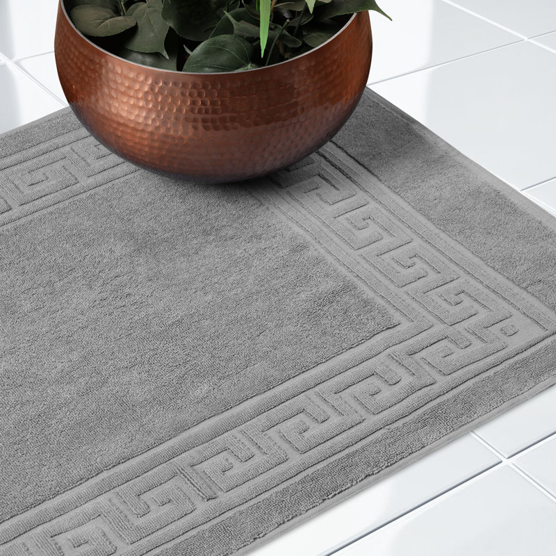 Tapis de bain 2 pièces Subra, Argent argent
