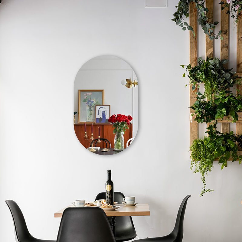 Miroir mural sans cadre biseauté réfléchissant
