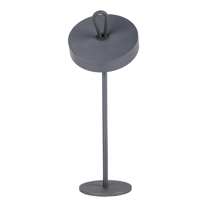 Brona Adjustable Metal Standard Table Lamp Lamp, Grey/Brown/Blue