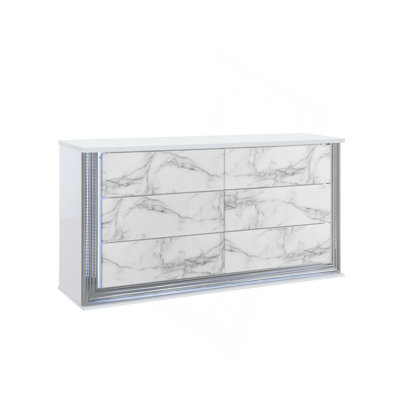 ROBINET EN MARBRE BLANC AVEC DEL