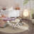 Rud Foldable Foot Stool with Soft Cushion and X Bamboo Legs, Thickened Foam Cushion Stool-893351888