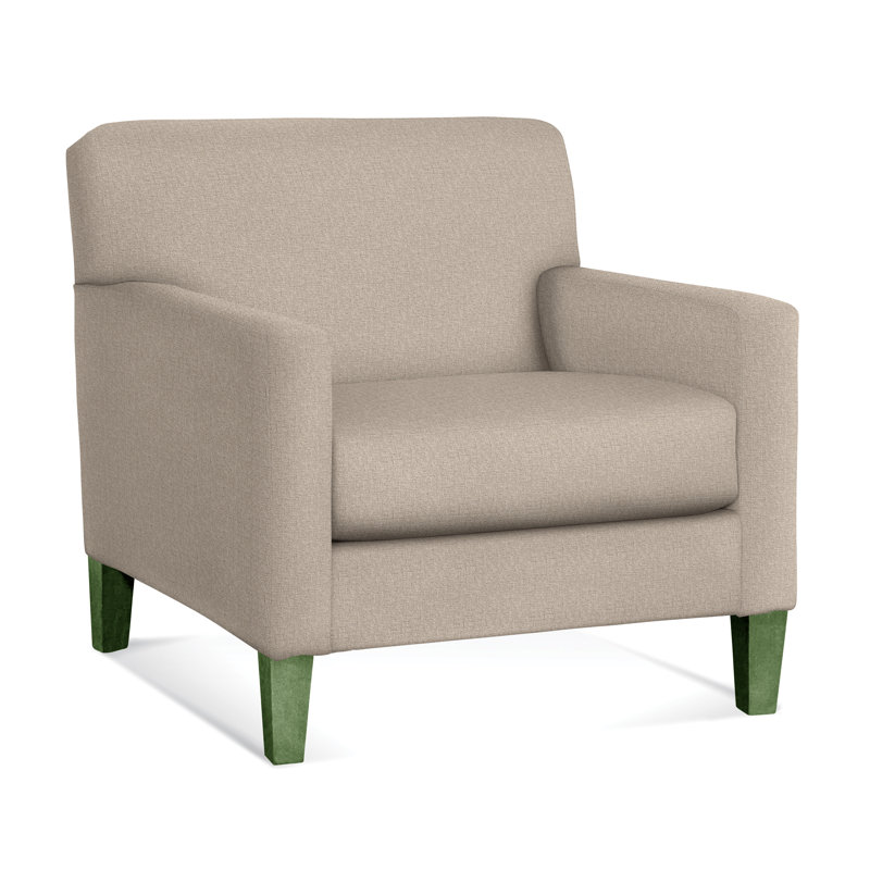 Tampa Armchair, Eggshell Crypton Performance; 0884-93, Havana
